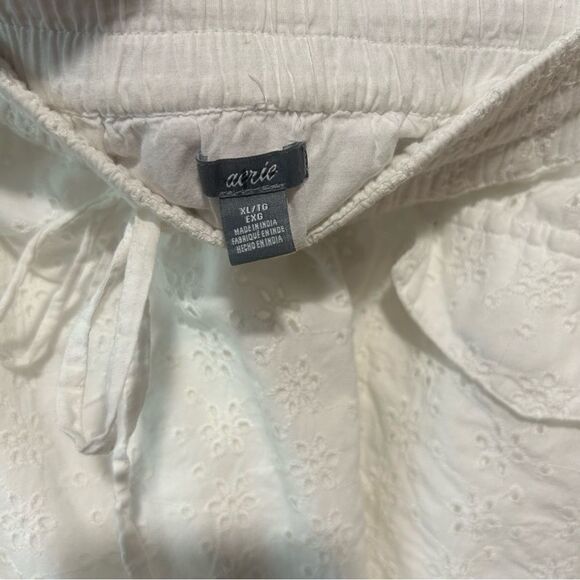 Aerie Eyelet Drawstring Waist Mini Skirt with Pockets - Picture 5 of 11